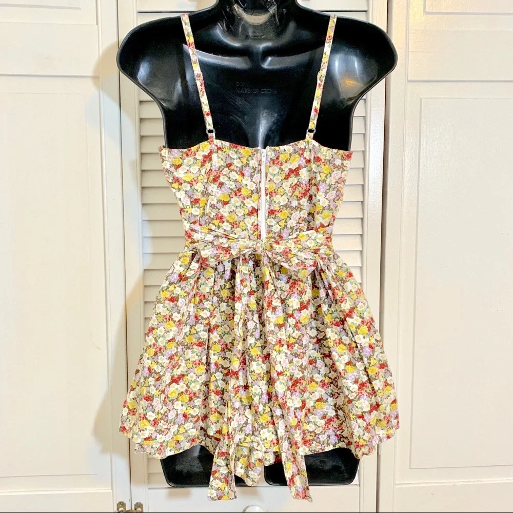 Floral Mini Romper - Picture 2 of 4